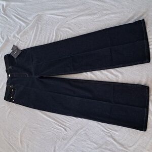 NWT - LIZ CLAIBORNE Women Wide Leg, High Rise, Blue Jeans Pants - Size 12- NWT